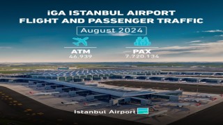 İstanbul Havalimanı Ağustos ayında yaklaşık 8 milyon yolcuya ev sahipliği yaptı