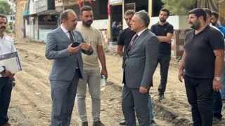 İstasyon Caddesinde Yenileme Çalışmaları Başladı