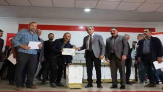 Kağızmanda 27 arıcıya sertifikaları verildi
