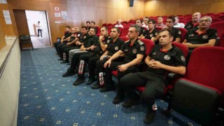 Kahramanmaraşta itfaiye erlerine iş sağlığı ve güvenliği eğitimi