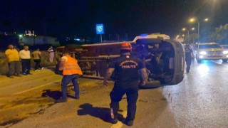 Kahramanmaraşta servis aracı kaza yaptı: 9 yaralı