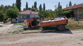 Kalp krizi geçiren traktör sürücüsü hayatını kaybetti