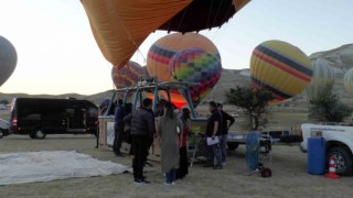 Kapadokyada balon turları iptal edildi