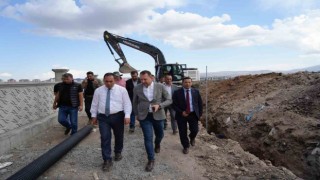 Karsta belediyenin altyapı çalışmaları devam ediyor