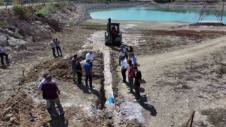 Kavak Güven Göletine can suyu: 1 ilçe merkezi ve 54 kırsal mahalle susuz kalmaktan kurtuldu