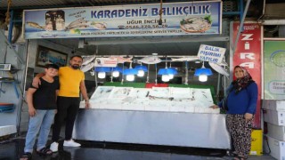 Kiliste balıklar tezgahtaki yerlerini aldı