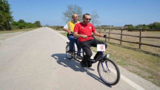 Kızılırmak Deltasında artık engelliler de pedal çevirebilecek