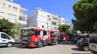 Klimadan çıkan yangın panik yaşattı
