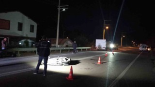 Konyada motosiklet ile kamyonet çarpıştı: 1 ölü