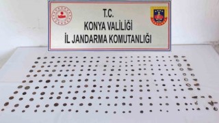 Konyada tarihi eser kaçakçılığına jandarmadan operasyon