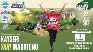 Koramaz Vadisi temalı Kayseri yarı maratonunda geri sayım başladı