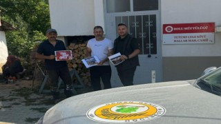 Köy köy dolaşıp orman yangını uyarısı yaptılar