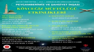 Köyceğizde Mevlid-i Nebi ve Camiler ve Din Görevlileri Haftası bir dizi etkinlikle kutlanacak