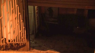 Küçükçekmecede bir iş yerine ses bombası atıldı