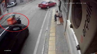 Kurye ölümden döndü
