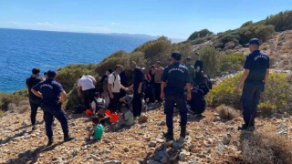 Kuşadasında 31 düzensiz göçmen jandarma ekiplerince yakalandı
