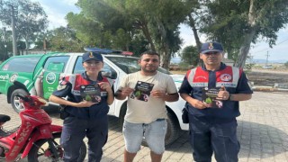 Kuşadasında vatandaşlara Jandarmadan bilgilendirme