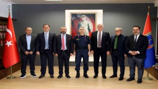 Kütahya OSB yönetiminden Emniyet Müdürü Osman Elbire hayırlı olsun ziyareti