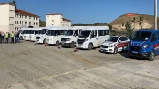 Kütahyada okul servis araçları denetlendi
