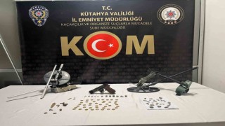 Kütahyada tarihi eser operasyonu: 1 gözaltı