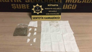 Kütahyada uyuşturucu ticareti yapan 1 kişi tutuklandı
