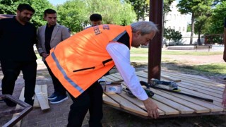 Mahalle sakinleri istedi, Şehit Ahmet Belen Parkı yenilendi