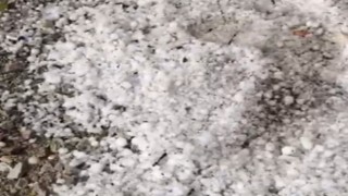 Malatyada dolu yağışı etkili oldu