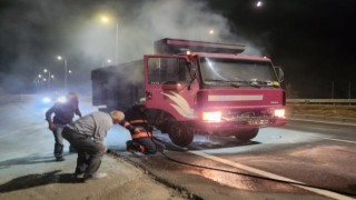 Malatyada seyir halindeki iki araçta yangın