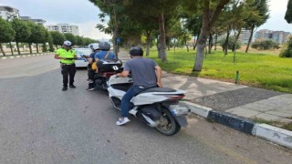 Manisada 35 motosiklet trafikten men edildi
