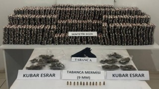 Manisada binlerce sentetik ecza ele geçirildi