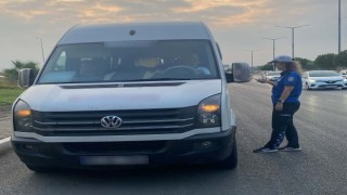 Manisada servis araçlarına denetim: 16 bin TL ceza kesildi