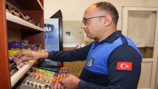 Meram Zabıtasından okul kantinlerine sıkı takip