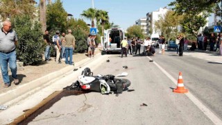 Mersinde patpat motosikletle çarpıştı: 1 ölü, 1 yaralı