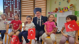 Minik öğrenciler gazilerle buluştu