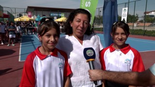 Minik sporcu ve velilerden Ulusal 12 Yaş Hafta Sonu Tenis Turnuvasına tam not