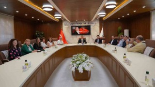 Montana Belediyesi heyeti Başkan Tutdereyi ziyaret etti