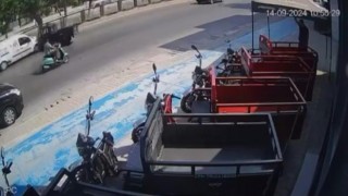 Motosikletin gaz kolu takılı kalınca feci şekilde can verdi