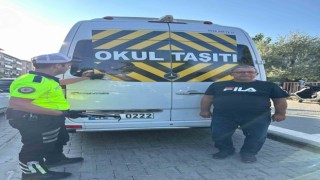 Muğlada okul çevresi ve servis araçları denetlendi