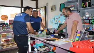 Nazilli Belediyesinden okul bölgesinde hijyen ve güvenlik kontrolü
