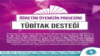 NÖHÜ öğretim üyesinin çevre sağlığına katkı sunacak projesine destek