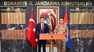 OKÜ Rektöründen Yeni İl Jandarma Komutanına Ziyaret
