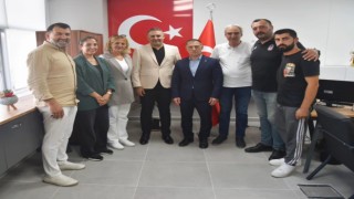 Olimpiyat Şampiyonu Hüseyin Özkandan Yunusemreye ziyaret