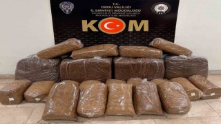Orduda 180 kilogram kaçak tütün ele geçirildi