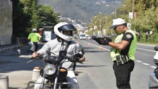 Orduda bir haftada 17 binden fazla araç ve sürücüsü denetlendi