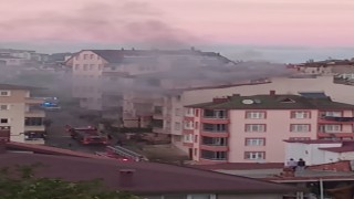Orduda ev yangını