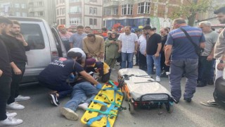 Orduda motosiklet ile hafif ticari araç çarpıştı: 1i ağır 2 yaralı