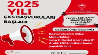 Osmaniye'de 2025 ÇKS Başvuruları Başladı
