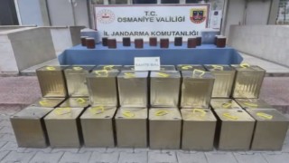 Osmaniyede jandarma 1 ton sahte bal ele geçirdi