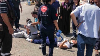 Otomobil ile elektrikli bisiklet çarpıştı: 2 yaralı