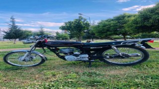 Park halindeki motosiklet çalındı